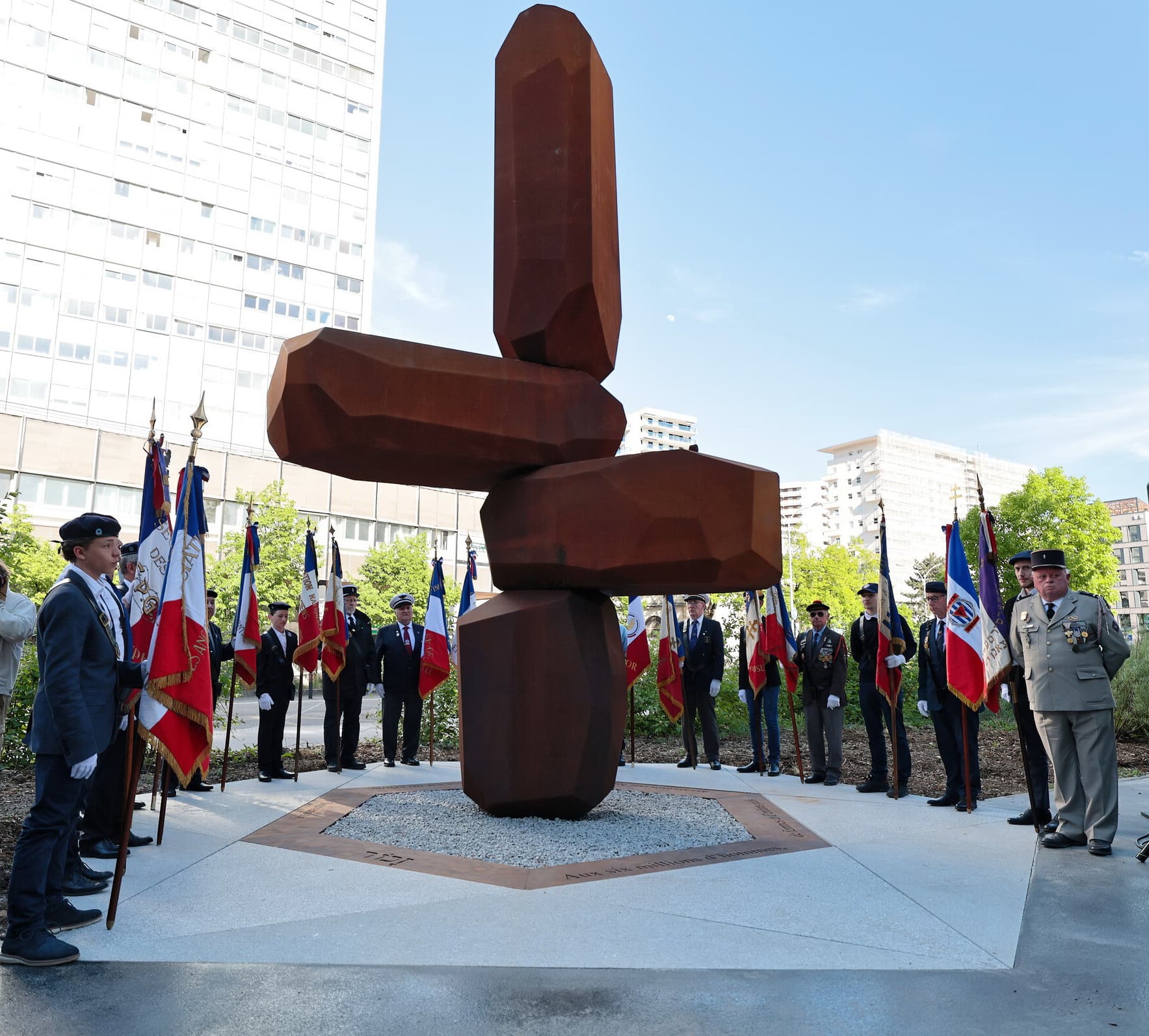 Nancy, Monument de la Shoah, œuvre d'Arik Levy